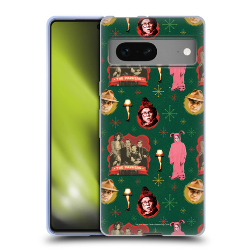 A Christmas Story Composed Art Alfie Family Pattern Soft Gel Case for Google Pixel 7