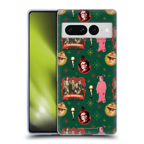 A Christmas Story Composed Art Alfie Family Pattern Soft Gel Case for Google Pixel 7 Pro