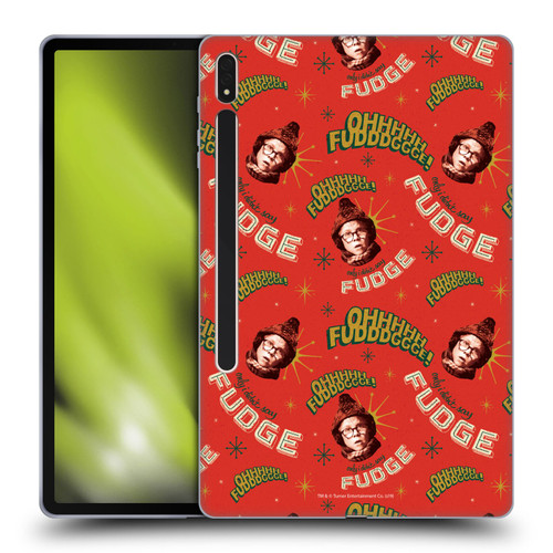 A Christmas Story Composed Art Alfie Pattern Soft Gel Case for Samsung Galaxy Tab S8 Plus