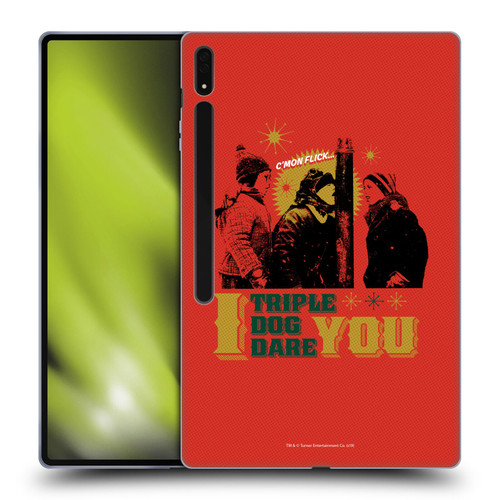 A Christmas Story Composed Art Triple Dog Dare Soft Gel Case for Samsung Galaxy Tab S8 Ultra