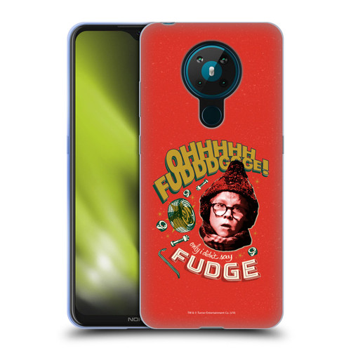 A Christmas Story Composed Art Oh Fudge Soft Gel Case for Nokia 5.3