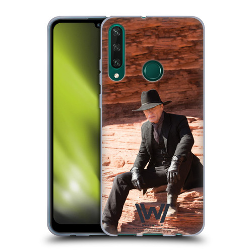 Westworld Characters Man In Black Soft Gel Case for Huawei Y6p