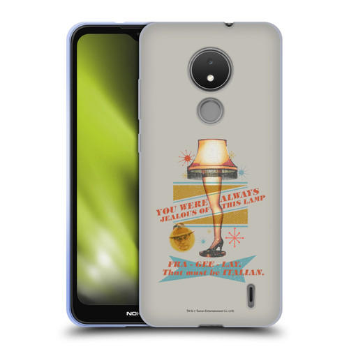 A Christmas Story Composed Art Leg Lamp Soft Gel Case for Nokia C21