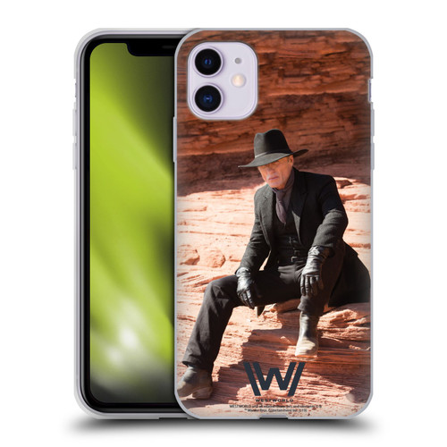Westworld Characters Man In Black Soft Gel Case for Apple iPhone 11