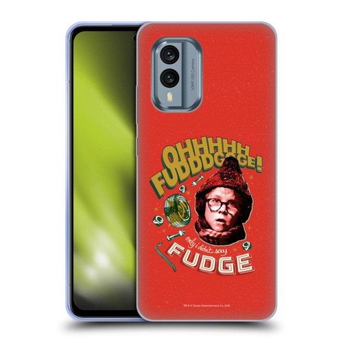A Christmas Story Composed Art Oh Fudge Soft Gel Case for Nokia X30