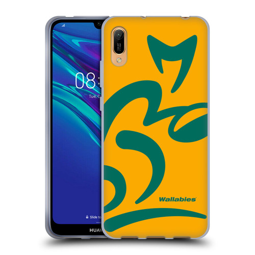 Australia National Rugby Union Team Crest Oversized Soft Gel Case for Huawei Y6 Pro (2019)