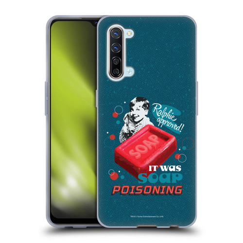 A Christmas Story Composed Art Alfie Soap Soft Gel Case for OPPO Find X2 Lite 5G