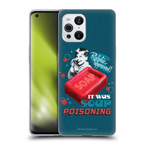 A Christmas Story Composed Art Alfie Soap Soft Gel Case for OPPO Find X3 / Pro