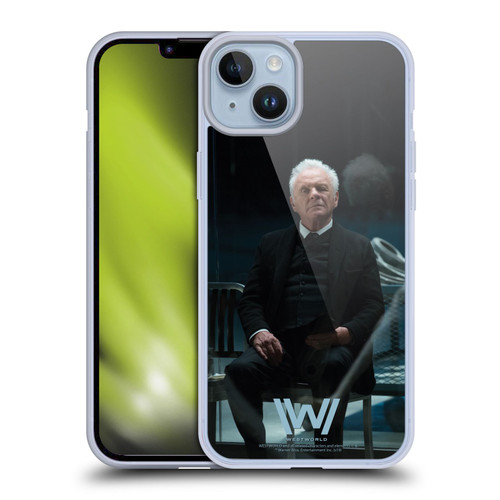 Westworld Characters Robert Ford Soft Gel Case for Apple iPhone 14 Plus