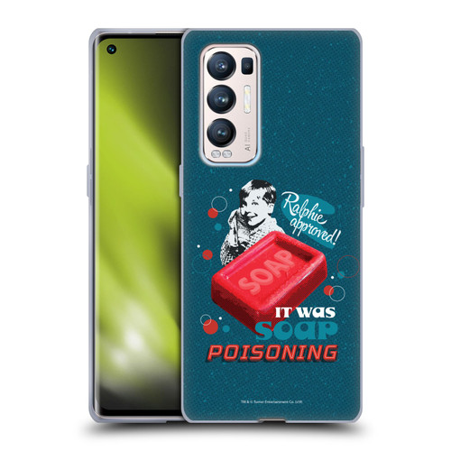 A Christmas Story Composed Art Alfie Soap Soft Gel Case for OPPO Find X3 Neo / Reno5 Pro+ 5G