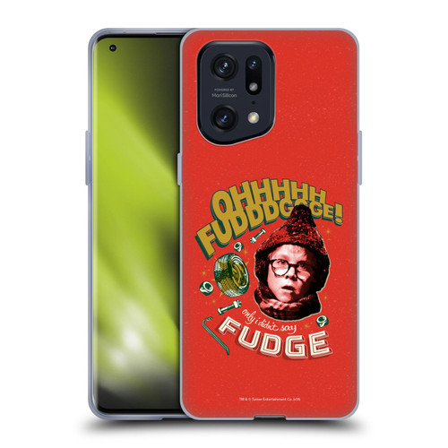A Christmas Story Composed Art Oh Fudge Soft Gel Case for OPPO Find X5 Pro