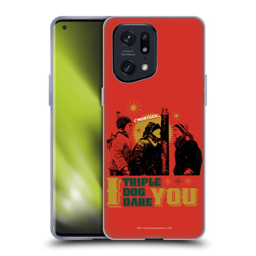 A Christmas Story Composed Art Triple Dog Dare Soft Gel Case for OPPO Find X5 Pro