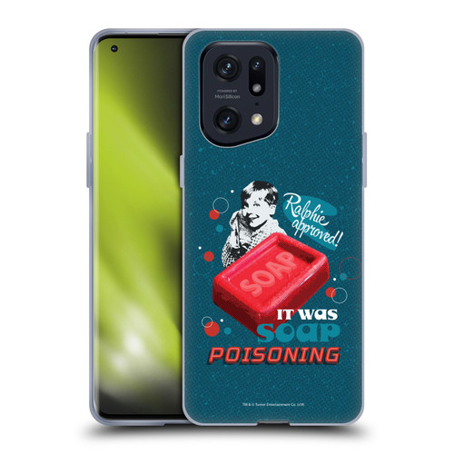 A Christmas Story Composed Art Alfie Soap Soft Gel Case for OPPO Find X5 Pro