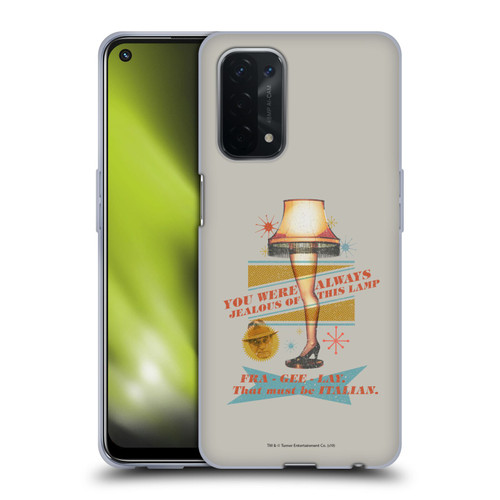 A Christmas Story Composed Art Leg Lamp Soft Gel Case for OPPO A54 5G