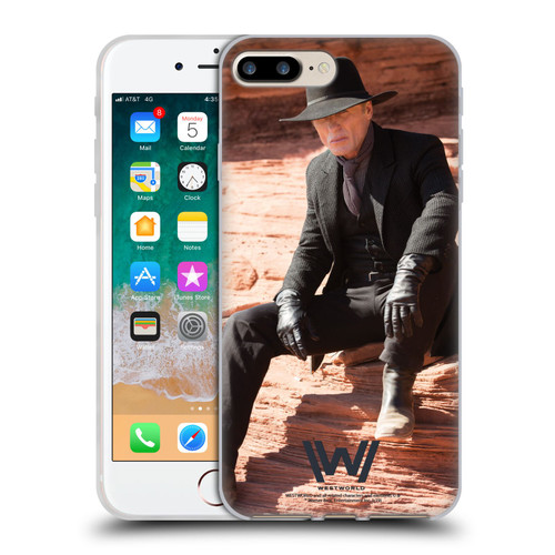 Westworld Characters Man In Black Soft Gel Case for Apple iPhone 7 Plus / iPhone 8 Plus