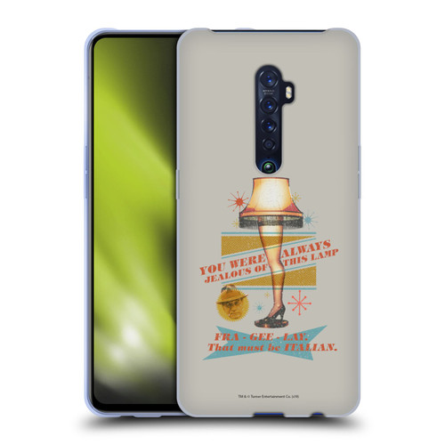 A Christmas Story Composed Art Leg Lamp Soft Gel Case for OPPO Reno 2