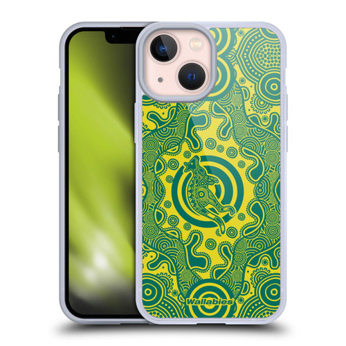 Australia National Rugby Union Team Crest First Nations Soft Gel Case for Apple iPhone 13 Mini