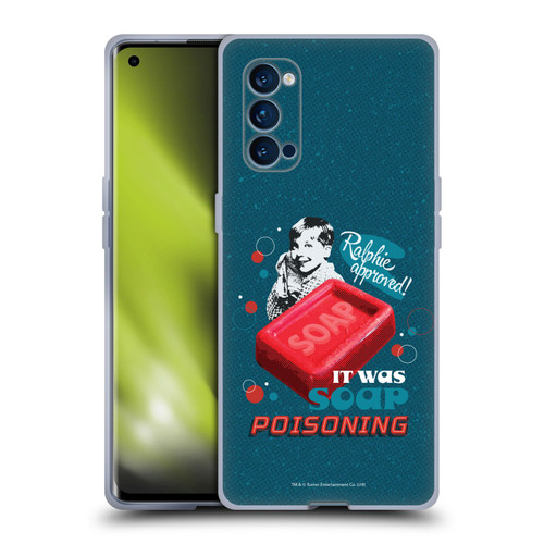 A Christmas Story Composed Art Alfie Soap Soft Gel Case for OPPO Reno 4 Pro 5G