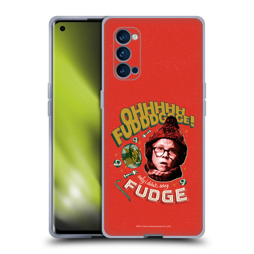 A Christmas Story Composed Art Oh Fudge Soft Gel Case for OPPO Reno 4 Pro 5G