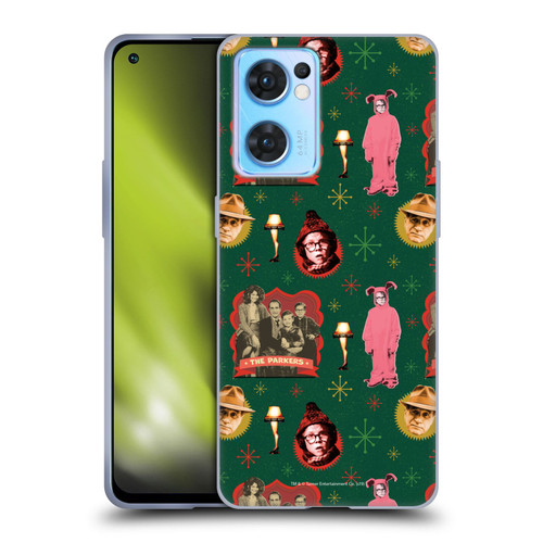 A Christmas Story Composed Art Alfie Family Pattern Soft Gel Case for OPPO Reno7 5G / Find X5 Lite