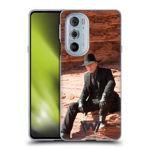 Westworld Characters Man In Black Soft Gel Case for Motorola Edge X30