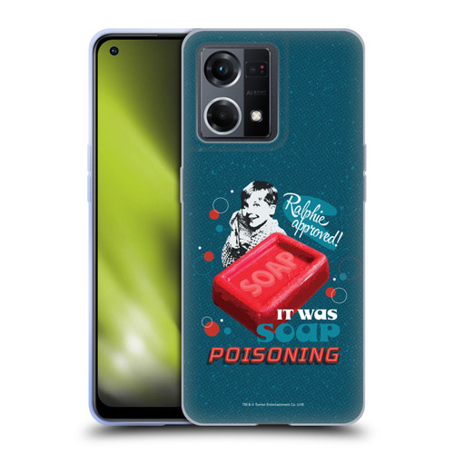 A Christmas Story Composed Art Alfie Soap Soft Gel Case for OPPO Reno8 4G