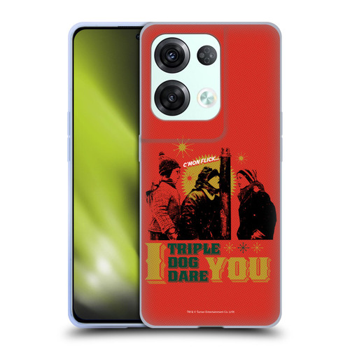 A Christmas Story Composed Art Triple Dog Dare Soft Gel Case for OPPO Reno8 Pro