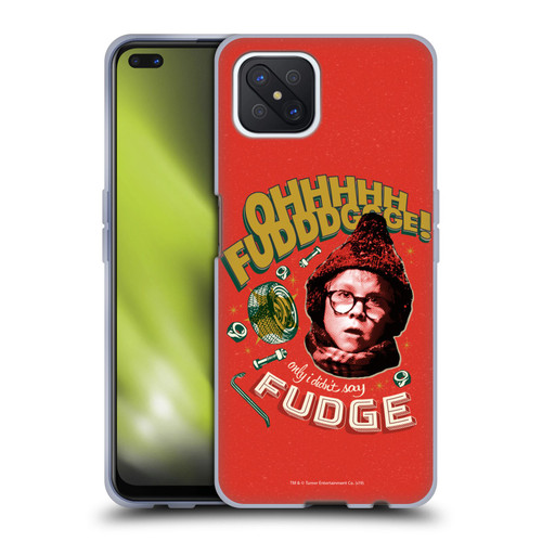A Christmas Story Composed Art Oh Fudge Soft Gel Case for OPPO Reno4 Z 5G
