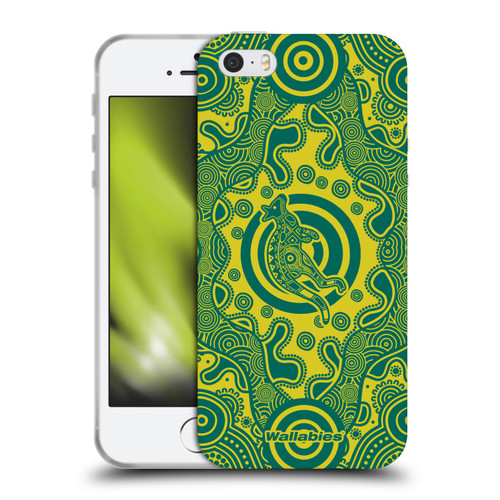 Australia National Rugby Union Team Crest First Nations Soft Gel Case for Apple iPhone 5 / 5s / iPhone SE 2016