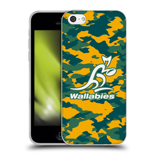 Australia National Rugby Union Team Crest Camouflage Soft Gel Case for Apple iPhone 5c