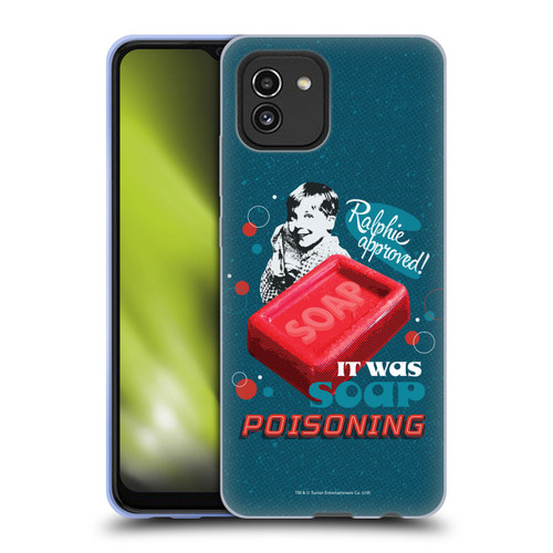 A Christmas Story Composed Art Alfie Soap Soft Gel Case for Samsung Galaxy A03 (2021)