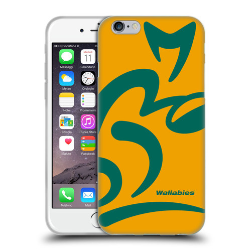 Australia National Rugby Union Team Crest Oversized Soft Gel Case for Apple iPhone 6 / iPhone 6s
