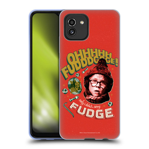 A Christmas Story Composed Art Oh Fudge Soft Gel Case for Samsung Galaxy A03 (2021)