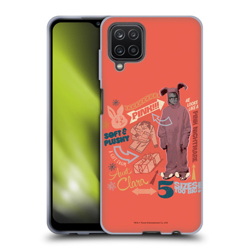 A Christmas Story Composed Art Pink Nightmare Soft Gel Case for Samsung Galaxy A12 (2020)