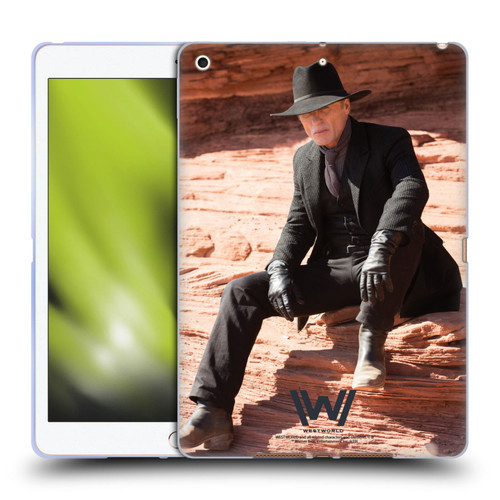 Westworld Characters Man In Black Soft Gel Case for Apple iPad 10.2 2019/2020/2021