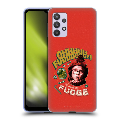 A Christmas Story Composed Art Oh Fudge Soft Gel Case for Samsung Galaxy A32 5G / M32 5G (2021)