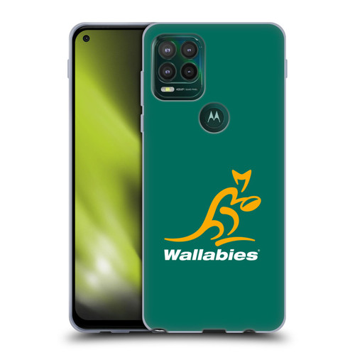 Australia National Rugby Union Team Crest Plain Green Soft Gel Case for Motorola Moto G Stylus 5G 2021
