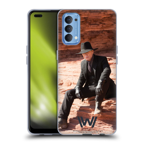 Westworld Characters Man In Black Soft Gel Case for OPPO Reno 4 5G