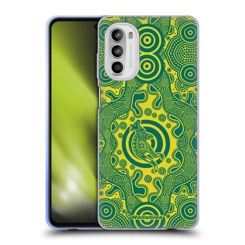 Australia National Rugby Union Team Crest First Nations Soft Gel Case for Motorola Moto G52