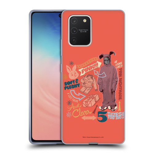 A Christmas Story Composed Art Pink Nightmare Soft Gel Case for Samsung Galaxy S10 Lite