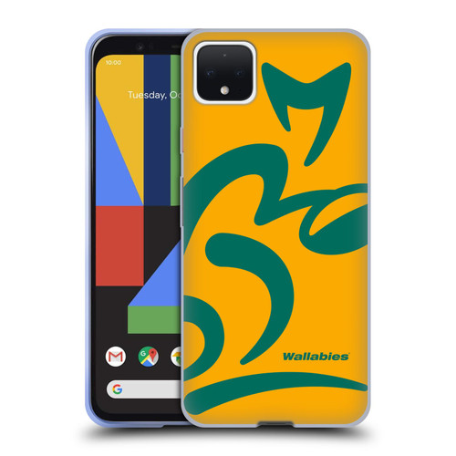 Australia National Rugby Union Team Crest Oversized Soft Gel Case for Google Pixel 4 XL