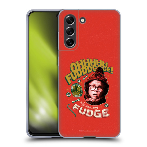 A Christmas Story Composed Art Oh Fudge Soft Gel Case for Samsung Galaxy S21 FE 5G