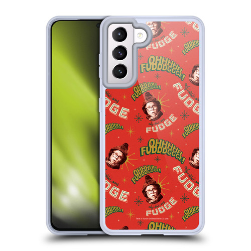 A Christmas Story Composed Art Alfie Pattern Soft Gel Case for Samsung Galaxy S21 5G