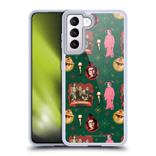 A Christmas Story Composed Art Alfie Family Pattern Soft Gel Case for Samsung Galaxy S21 5G