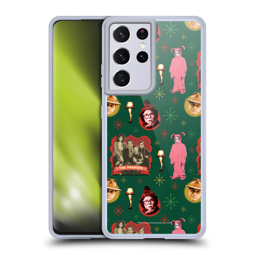 A Christmas Story Composed Art Alfie Family Pattern Soft Gel Case for Samsung Galaxy S21 Ultra 5G