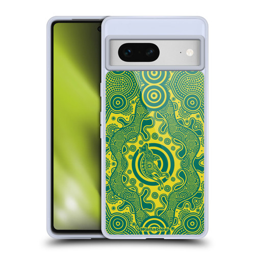 Australia National Rugby Union Team Crest First Nations Soft Gel Case for Google Pixel 7