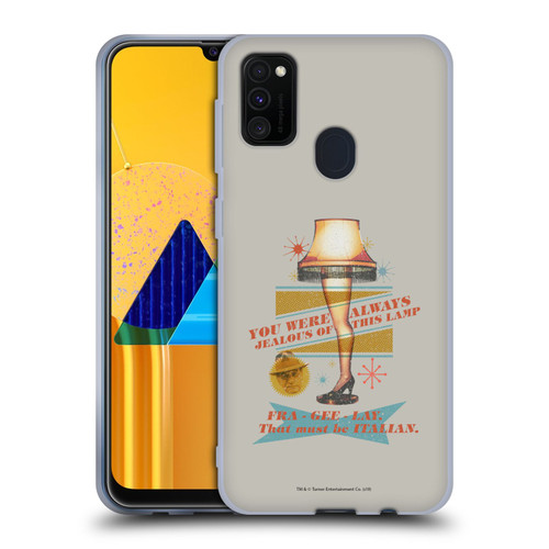 A Christmas Story Composed Art Leg Lamp Soft Gel Case for Samsung Galaxy M30s (2019)/M21 (2020)