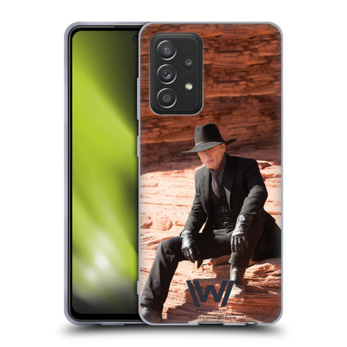 Westworld Characters Man In Black Soft Gel Case for Samsung Galaxy A52 / A52s / 5G (2021)