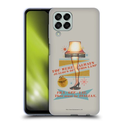 A Christmas Story Composed Art Leg Lamp Soft Gel Case for Samsung Galaxy M33 (2022)