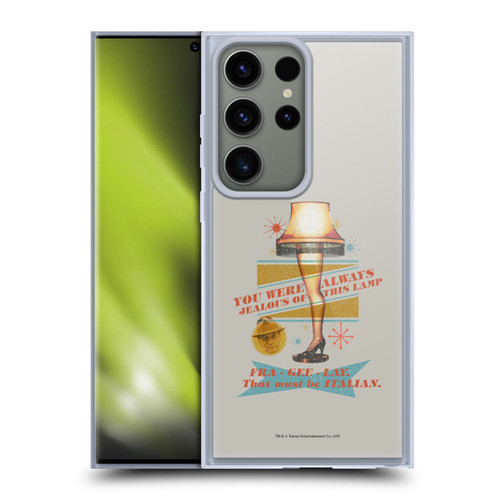 A Christmas Story Composed Art Leg Lamp Soft Gel Case for Samsung Galaxy S23 Ultra 5G